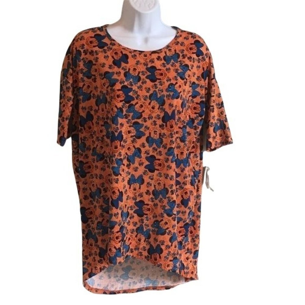 LuLaRoe Disney Minnie Mouse IRMA Top XS NEW with Tags